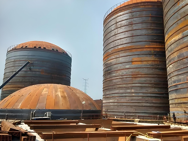 什玲镇焦粉钢板仓